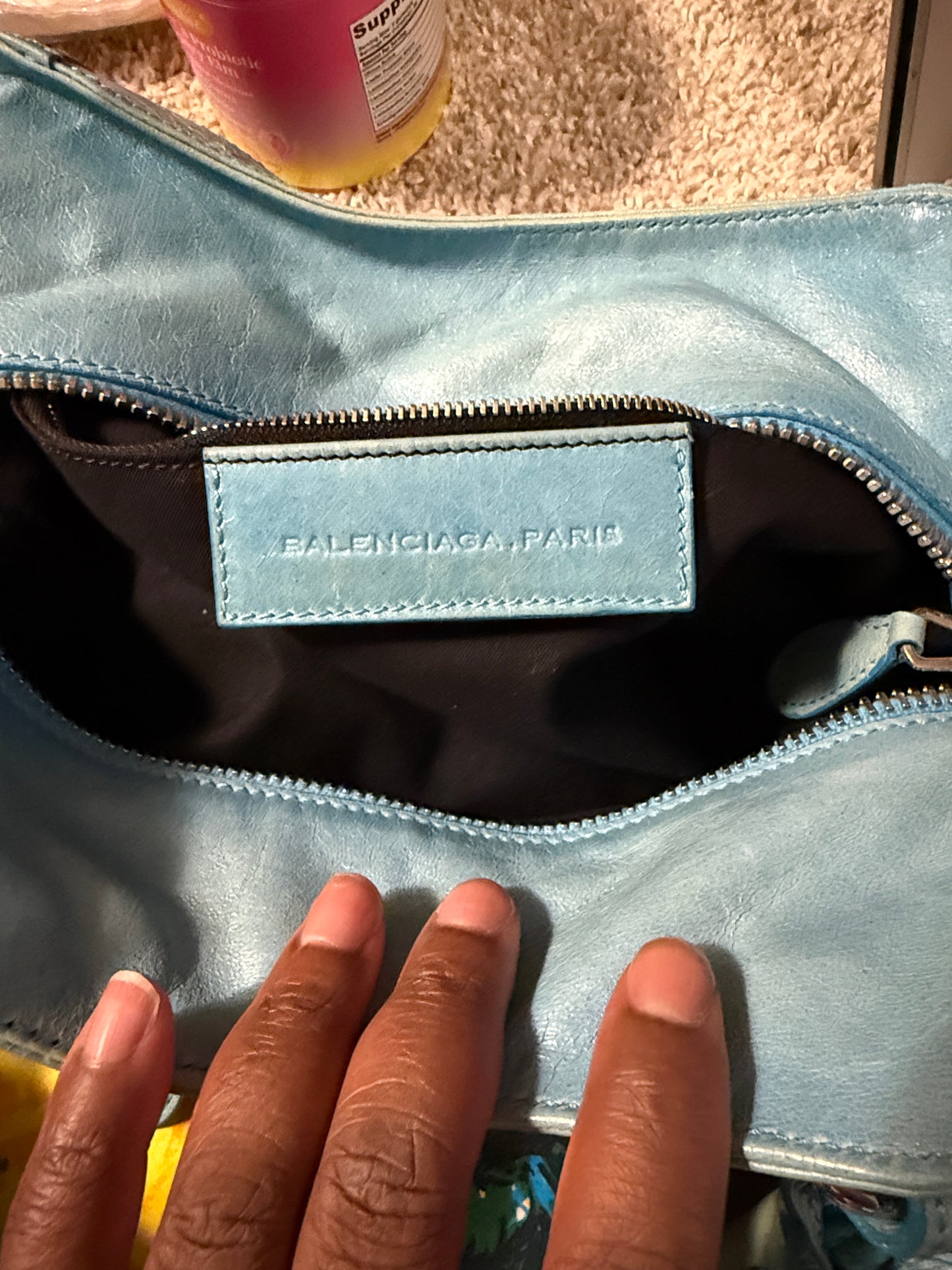 Balenciaga Floral City Handbag