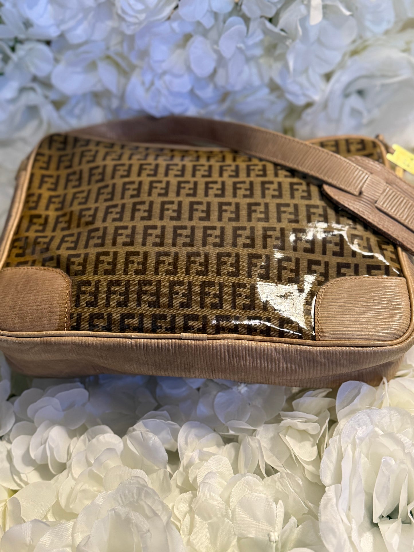 Fendi Patent Leather Shoulder Bag Vintage