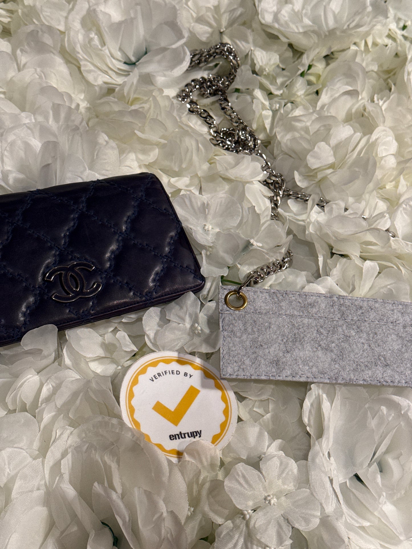 Chanel Bifold Wallet + Wallet Insert Vintage