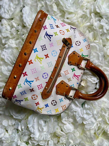 Louis Vuitton Alma PM Multicolore Handbag + Wallet Bundle Murakami Vintage