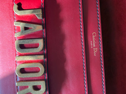 Christian Dior J’ADIOR Red Shoulder Handbag Vintage