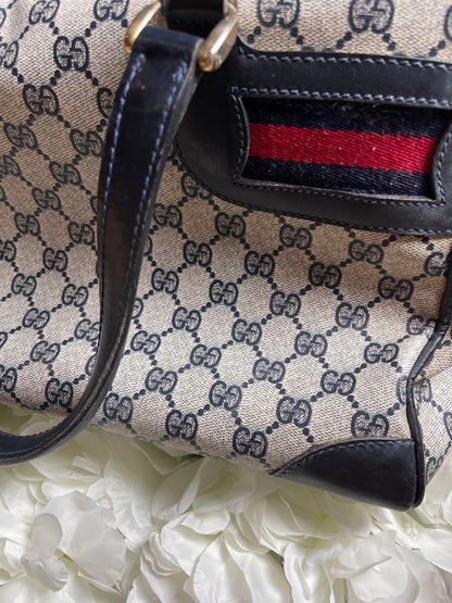 Gucci Sherry Line GG Weekend Travel Tote Bag- Vintage