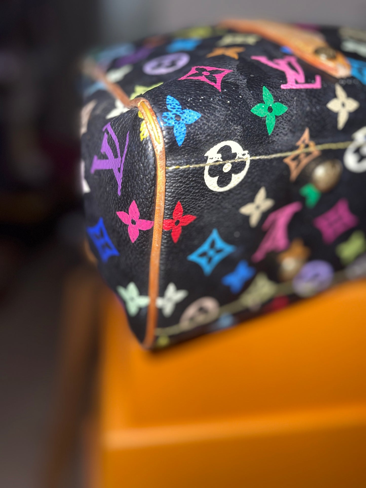 Louis Vuitton Aurelia MM Takashi Murakami Handbag