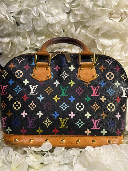 Louis Vuitton Alma PM Takashi Murakami Multicolor Handbag