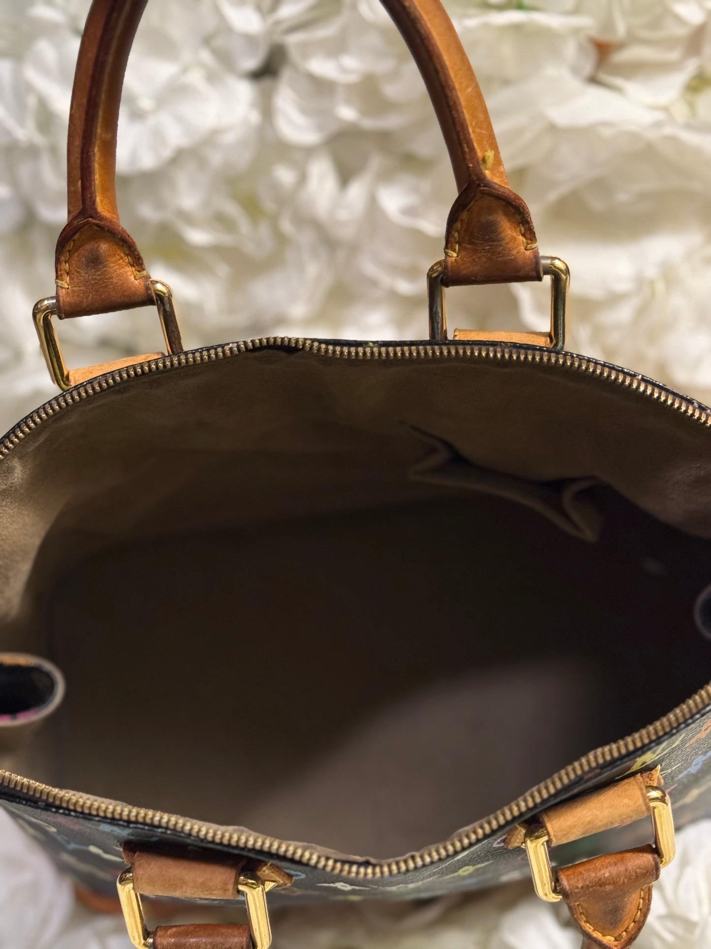 Louis Vuitton Alma PM Takashi Murakami Multicolor Handbag