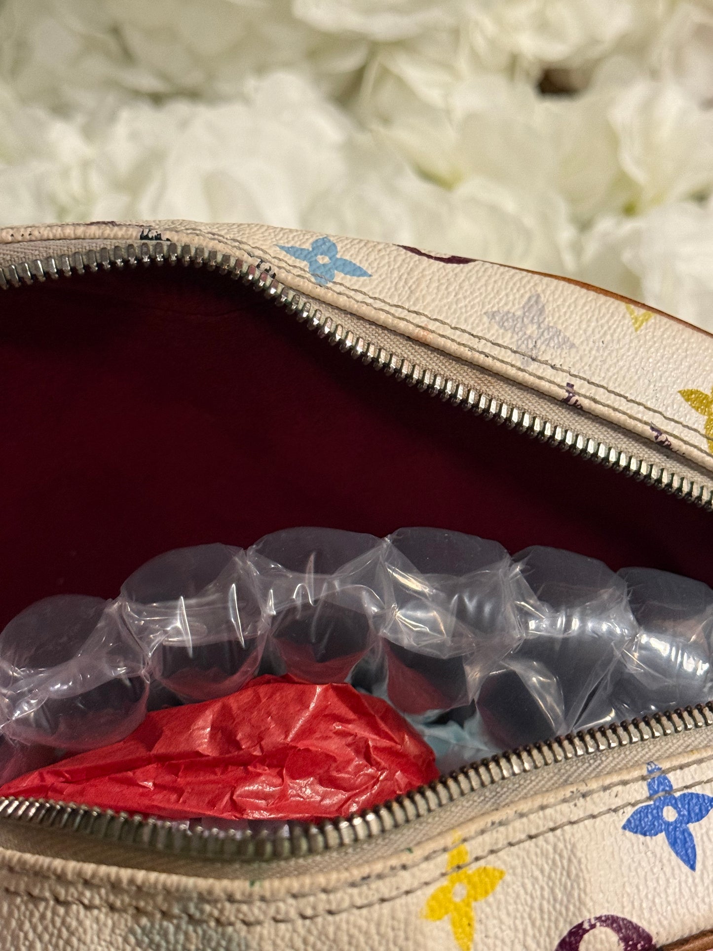 Louis Vuitton Trouville Takashi Murakami Multicolor Handbag