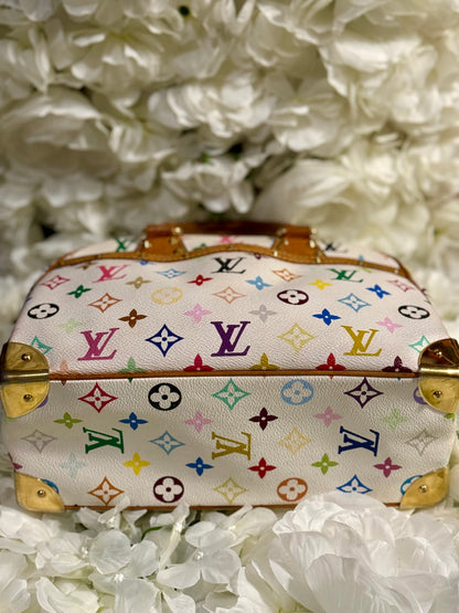 Louis Vuitton Trouville Takashi Murakami Multicolor Handbag