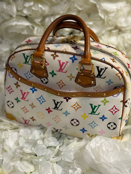 Louis Vuitton Trouville Takashi Murakami Multicolor Handbag