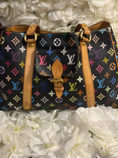 Louis Vuitton Aurelia MM Takashi Murakami Handbag