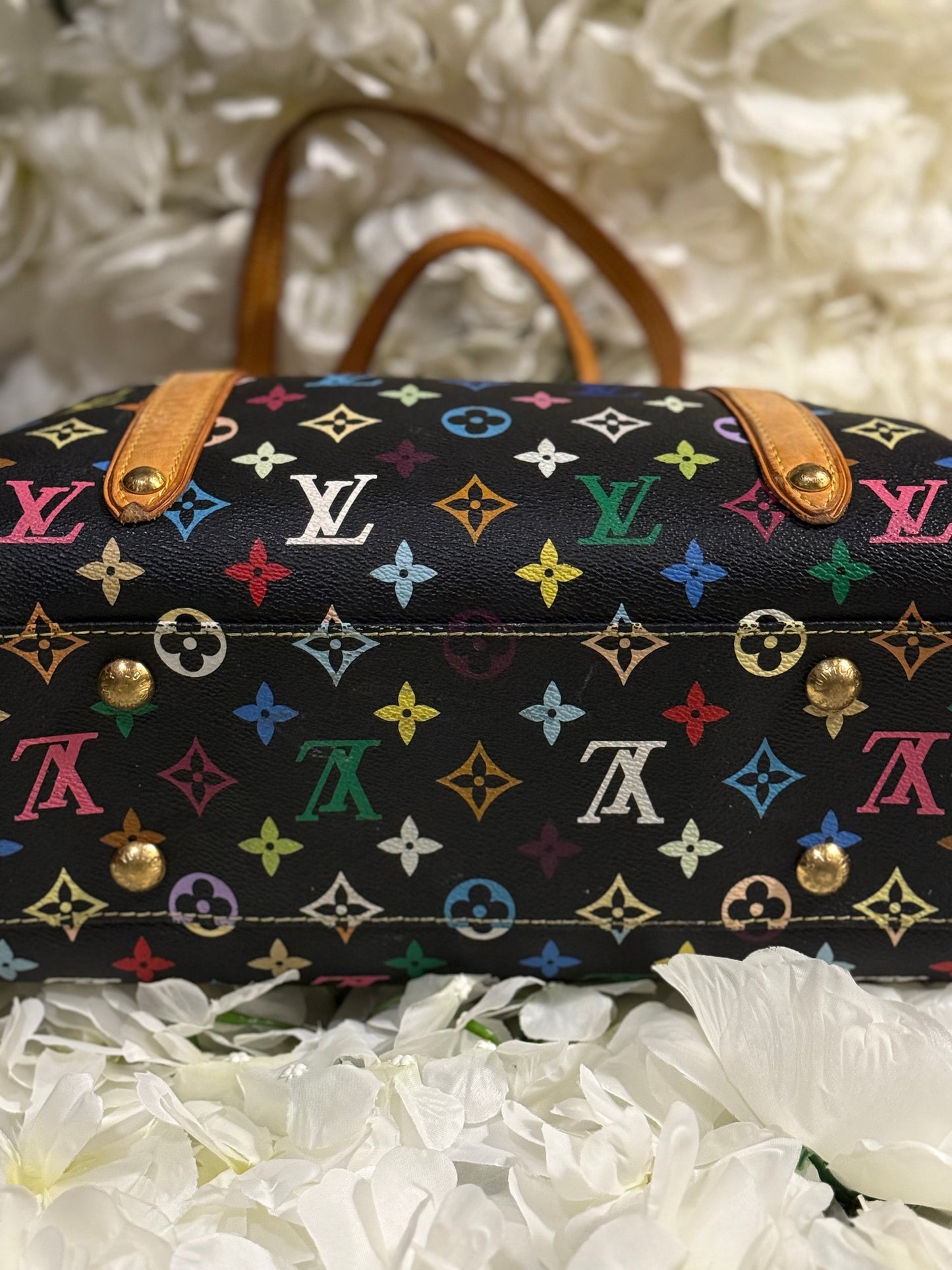 Louis Vuitton Aurelia MM Takashi Murakami Handbag
