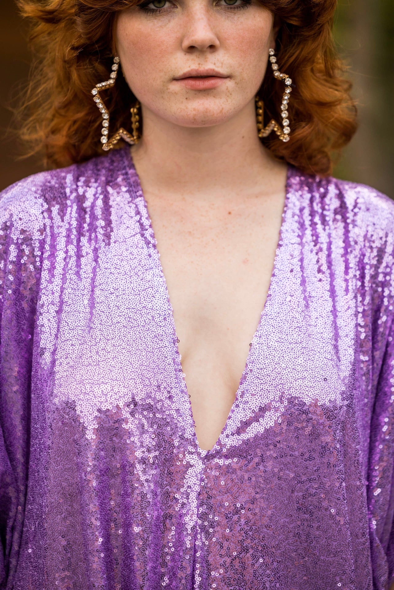 Lily Lilac Sequin Caftan